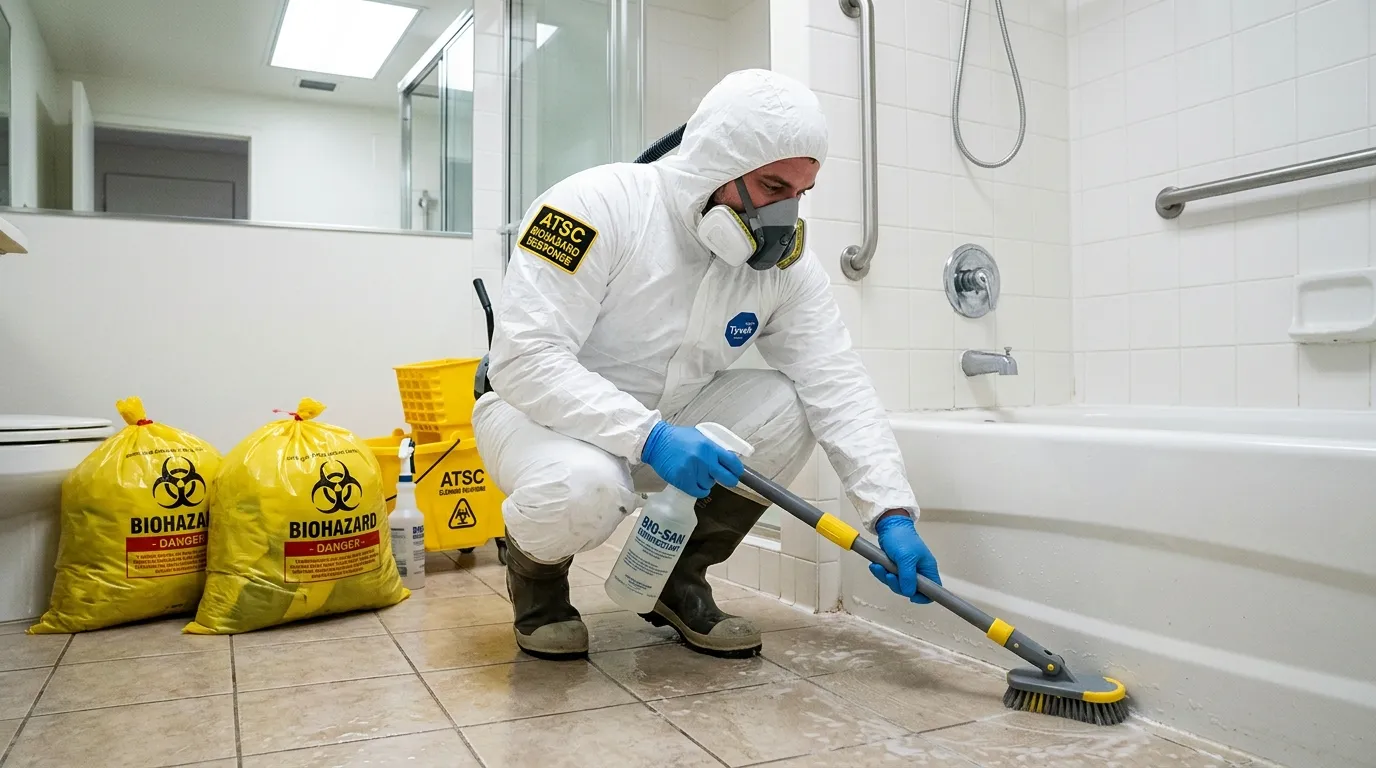 Decontamination equipment deployed for Blood Cleanup in Vermilion